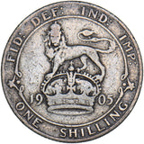 1905 Shilling - Edward VII British Silver Coin