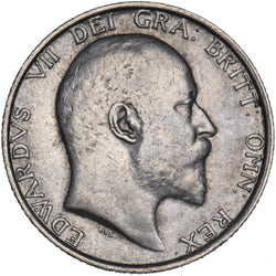 1907 Shilling - Edward VII British Silver Coin - Nice
