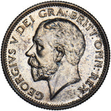 1927 Proof Shilling - George V British Silver Coin - Superb