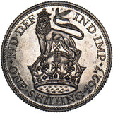 1927 Proof Shilling - George V British Silver Coin - Superb