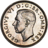 1937 Proof English Shilling - George VI British Silver Coin - Superb