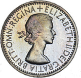 1953 Proof English Shilling - Elizabeth II British  Coin - Superb