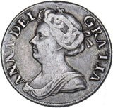 1711 Sixpence - Anne British Silver Coin - Nice