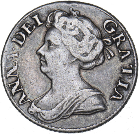 1711 Sixpence - Anne British Silver Coin - Nice