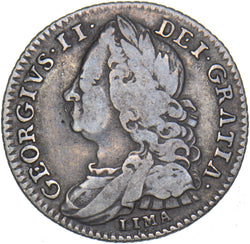 1746 Lima Sixpence - George II British Silver Coin