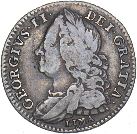 1746 Lima Sixpence - George II British Silver Coin