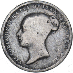 1838 Sixpence - Victoria British Silver Coin