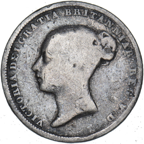 1838 Sixpence - Victoria British Silver Coin