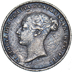 1856 Sixpence - Victoria British Silver Coin