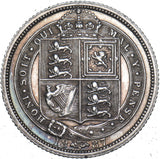 1887 Sixpence - Victoria British Silver Coin - Nice