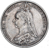 1890 Sixpence - Victoria British Silver Coin