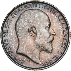 1903 Sixpence - Edward VII British Silver Coin - Superb