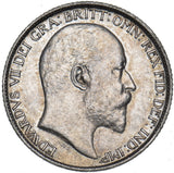 1904 Sixpence - Edward VII British Silver Coin - Very Nice