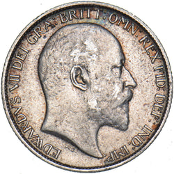 1904 Sixpence - Edward VII British Silver Coin - Nice