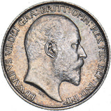 1905 Sixpence - Edward VII British Silver Coin - Very Nice