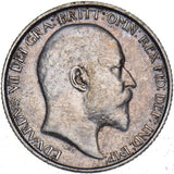 1910 Sixpence - Edward VII British Silver Coin