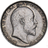 1910 Sixpence - Edward VII British Silver Coin - Very Nice