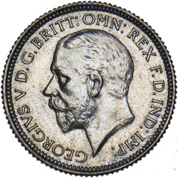 1927 Proof Sixpence - George V British Silver Coin - Superb