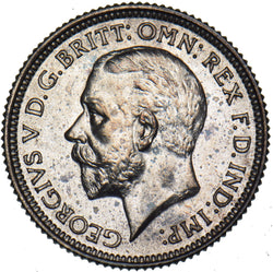 1927 Proof Sixpence - George V British Silver Coin - Superb