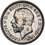 1927 Proof Sixpence - George V British Silver Coin - Superb