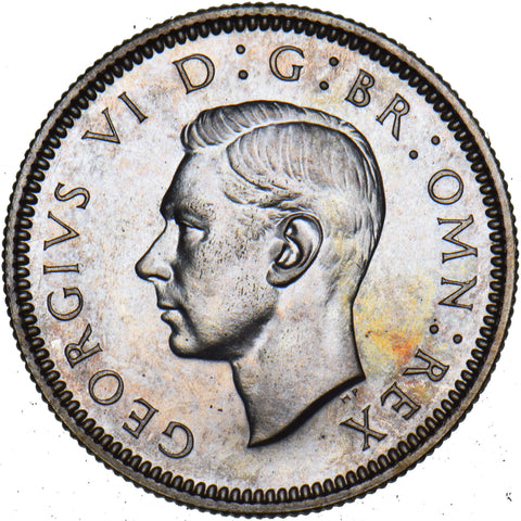 1937 Proof Sixpence - George VI British Silver Coin - Superb