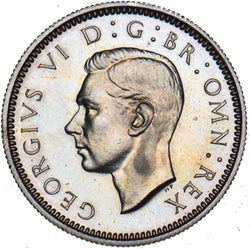 1950 Proof Sixpence - George VI British  Coin - Superb
