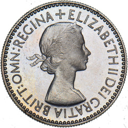 1953 Proof Sixpence - Elizabeth II British  Coin - Superb