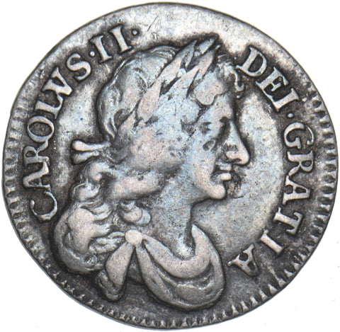 1677 Maundy Fourpence - Charles II British Silver Coin - Nice
