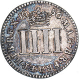1686 Maundy Fourpence - James II British Silver Coin - Nice
