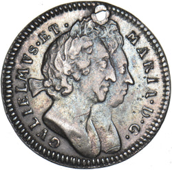1694 Maundy Fourpence - William & Mary British Silver Coin