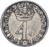 1713 Maundy Fourpence - Anne British Silver Coin - Nice