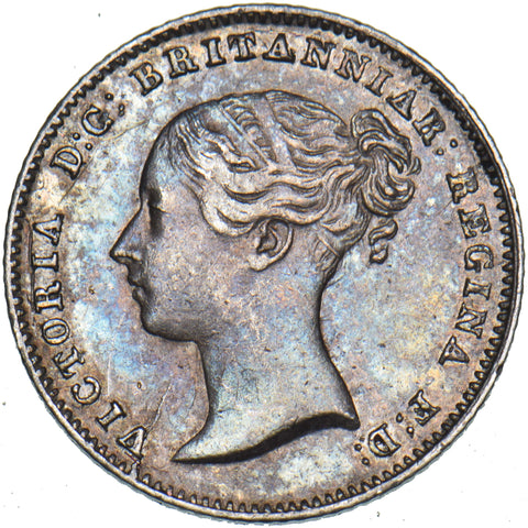 1839 Groat (Fourpence) - Victoria British Silver Coin - Very Nice