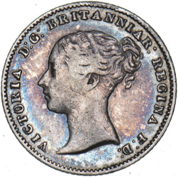 1849 Groat (Fourpence) - Victoria British Silver Coin - Nice