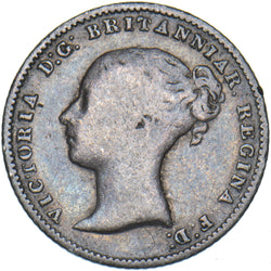 1854 Groat (Fourpence) - Victoria British Silver Coin