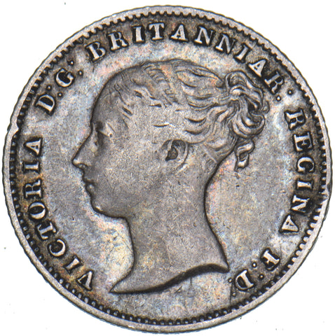 1855 Groat (Fourpence) - Victoria British Silver Coin - Nice