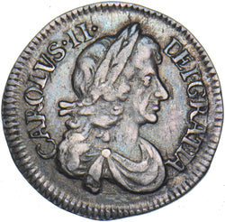 1679 Threepence - Charles II British Silver Coin - Nice