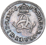 1679 Threepence - Charles II British Silver Coin - Nice