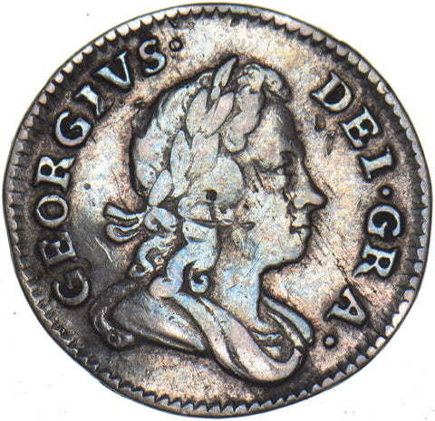 1717 Threepence - George I British Silver Coin