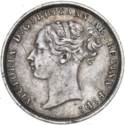 1883 Threepence - Victoria British Silver Coin - Nice