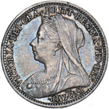 1899 Threepence - Victoria British Silver Coin - Very Nice