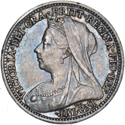 1899 Threepence - Victoria British Silver Coin - Very Nice