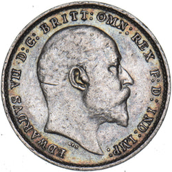 1905 Threepence - Edward VII British Silver Coin - Nice