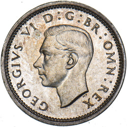1937 Proof Threepence - George VI British Silver Coin - Superb