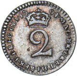 1694 Maundy Twopence - William & Mary British Silver Coin - Nice