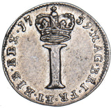 1739 Maundy Penny - George II British Silver Coin - Very Nice