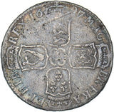 1697 Halfcrown (7 Over 6) - William III British Silver Coin
