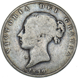 1849 Halfcrown - Victoria British Silver Coin