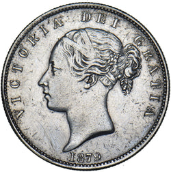 1879 Halfcrown - Victoria British Silver Coin - Nice