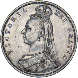 1887 Halfcrown - Victoria British Silver Coin - Very Nice