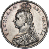 1887 Halfcrown - Victoria British Silver Coin - Very Nice